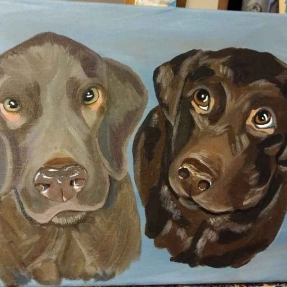 Pet Portraits! One of a kind Acrylic Painting of your pet! Great Gift Idea! - Picture 7 of 13